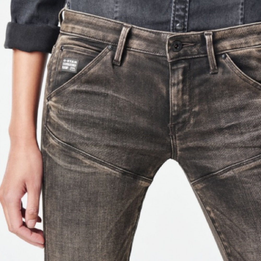G-Star Raw 5620 Skinny Moto Biker Jeans